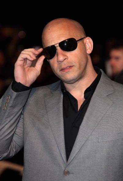 Hot Bald Man Vin With Sunglasses Mens Outfits Vin