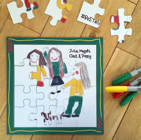 crafting quine   jigsaw puzzle   childrens artwork