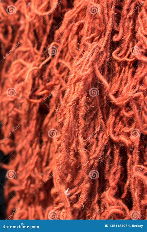 natural wool thread dyed  color stock image image  sewing thread
