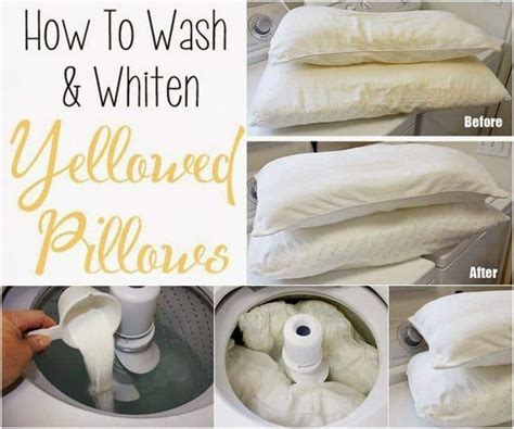 diy pillow cleaning tutorial