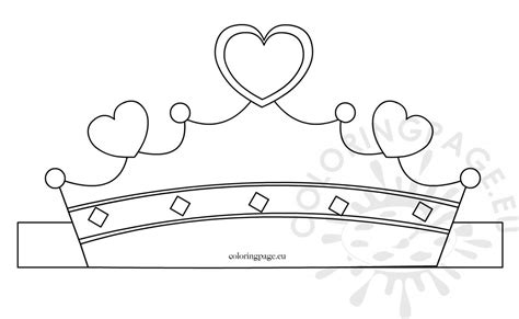princess crown template pattern