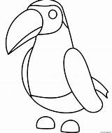 Adopt Toucan Printable sketch template