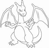 Coloring Charizard Pokemon Pages Popular sketch template