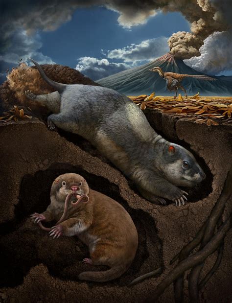 scientists discover   species  ancient burrowing mammal ancestors