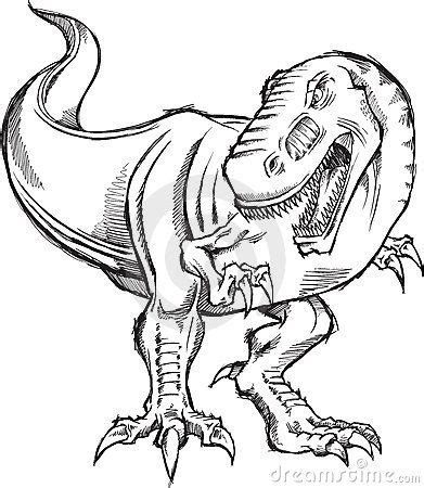 scary dinosaur coloring pages
