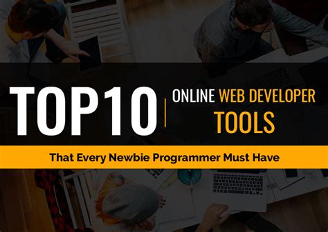 top  list  web developer tools  platforms update