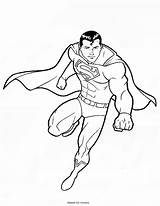 Superman Pages Coloriage Superheroes Disegno Gifgratis Prend sketch template
