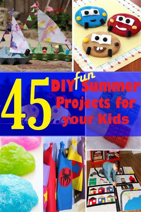 diy fun summer projects     kids  budget diet