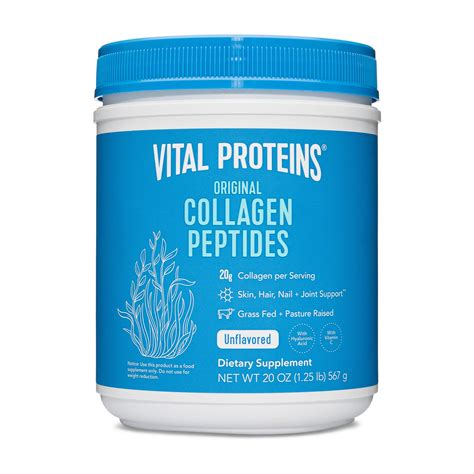 vital proteins collagen peptides powder pasture raised grass fed