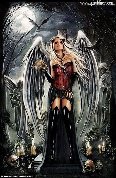 Drawn Warrior Female Angel Death Pencil And In Color
