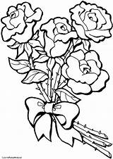 Coloring Flower Pages Rose Roses Flowers Printable Getcoloringpages Adults Color Print Happy sketch template