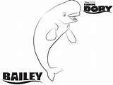 Bailey Dory Coloring sketch template
