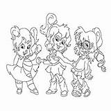 Chipmunks Alvin Coloring Pages Chipettes Printable Sheet Sheets Momjunction Top Toddler Cute Choose Board Simon sketch template