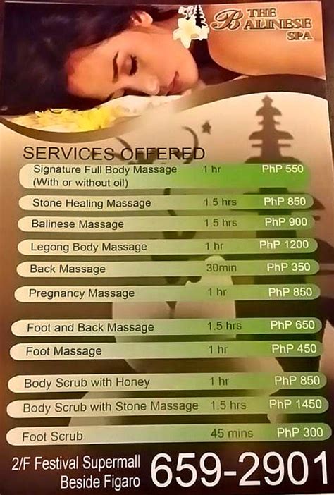 Wandering Igorot The Balinese Spa And What They Offer