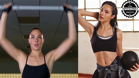 gal gadot training for wonder woman justice league youtube