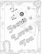 Commission Great Coloring Jesus Loves Pages Children Getcolorings Getdrawings Color sketch template