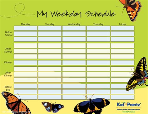 daily routine charts  kids collection  pages personal hygiene