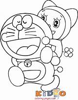 Coloring Dorami Doraemon Pages Kids Print Drawing Color sketch template