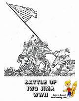 Coloring Pages Ww2 Marine War Army Popular Civil Military Coloringhome sketch template