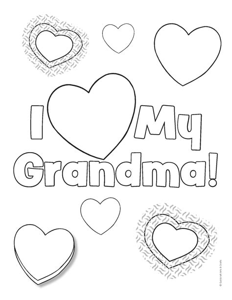 grandma coloring pages   print