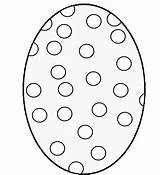 Easter Egg Coloring Pages Eggs Templates Preschool Kids sketch template