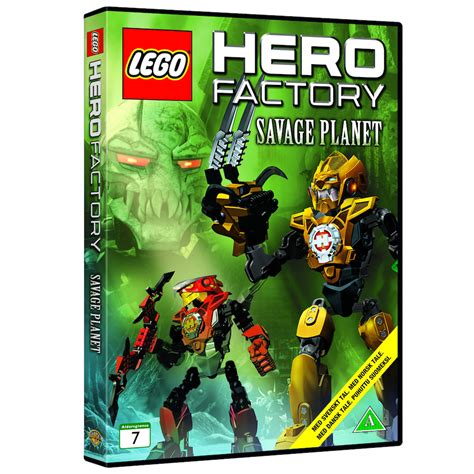 lego hero factory savage planet dvd tv serier elkjop