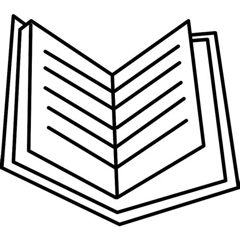 book  opened pages vector svg icon svg repo