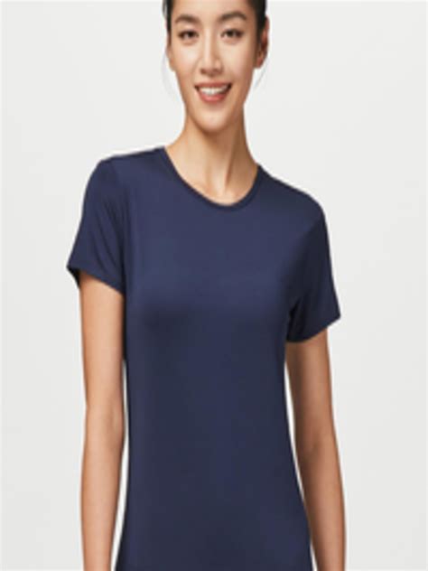 buy domyos  decathlon women navy blue yoga  shirt tshirts  women  myntra
