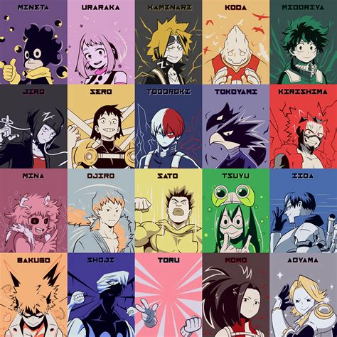 Class 1 A Poster Finally Completed [ig Kzsakib] R Bokunoheroacademia