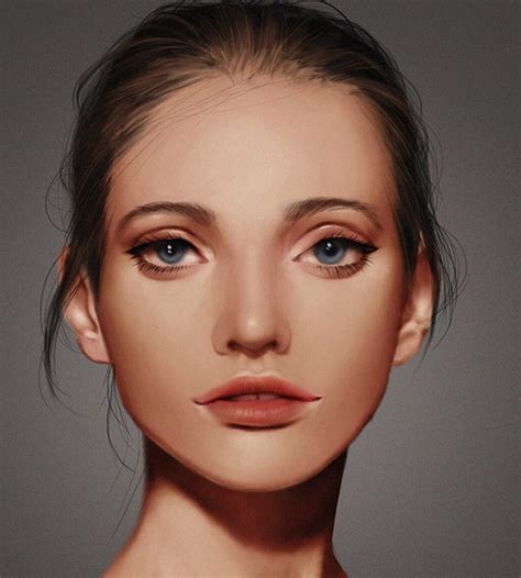 25 beautiful realistic digital art portraits creative nerds