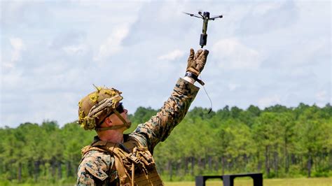 marines test mini drones    thrown  launched realcleardefense