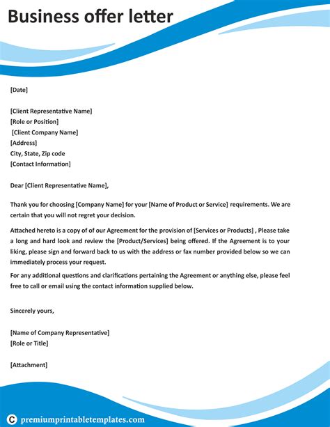 company president business letter templete  writing business