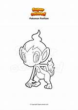 Chimchar Colorare Ausmalbilder Glumanda Supercolored Malvorlagen Advanced Starmie Pokémon Vogel Carla sketch template