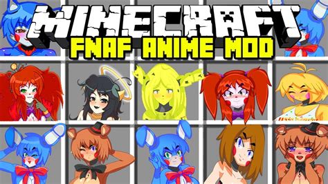 Minecraft Five Nights In Anime Mod Fnia Mangle Anime