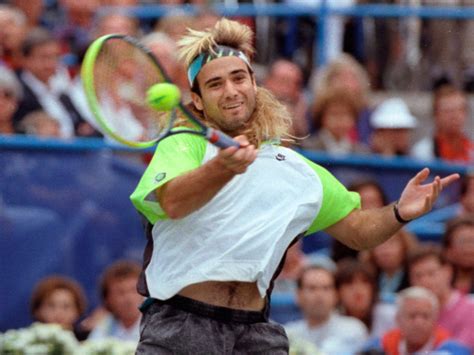 Andre Agassi Wild Hair And All Back In The Day Andre