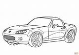 Mazda Coloring Mx Pages Miata Printable Rx Color Template Sketch Mitsubishi Print sketch template
