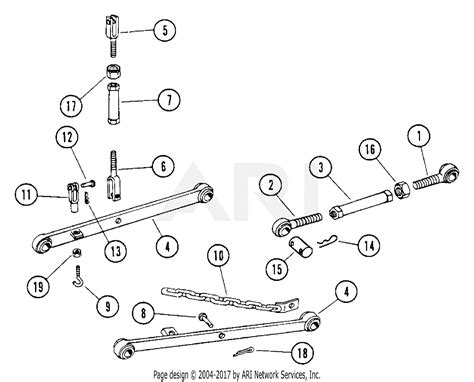 gravely   point hitch   parts diagram   point hitch kit