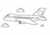 Flugzeug Malvorlage Ausmalbilder Aeroplane Colouring Große sketch template