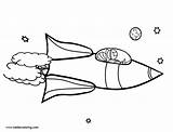 Rocket Outspace sketch template