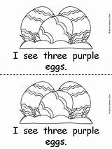 Easter Emergent Kindergarten Reading Reader Sight Words Color Eggs Visit Literacy Teacherspayteachers Choose Board sketch template