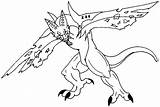 Wyvern Coloring Template Pages sketch template