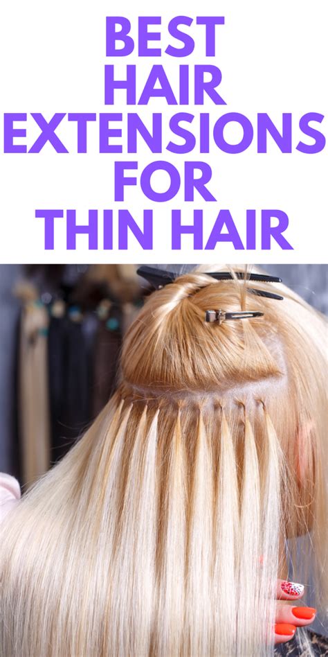 Best Hair Extensions For Thin Hair Stylish Life For Moms