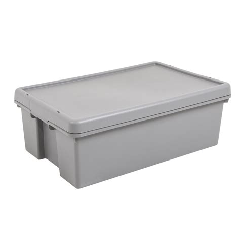 wham upcycled grey storage box  lid
