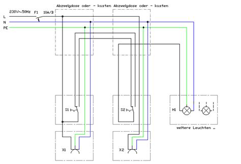 wechselschaltung mit zwei bewegungsmelder wiring diagram