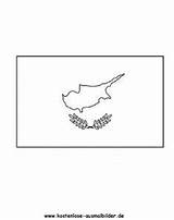 Fahnen Flaggen Malvorlagen Zypern sketch template