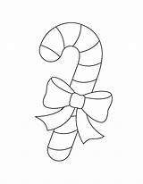 Candy Cane Coloring Color Pages Printable Popular sketch template