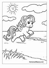 Pony Coloring Little Pages Summer Vacation Color Playing Beach Book Pretty Ponies Fluttershy Print Play Popular Kids Gamesmylittlepony sketch template