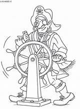 Pirati Colorare Disegno Barca Stampa Coloratutto sketch template
