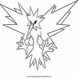 Pokemon Coloring Pages Articuno Zapdos Moltres Color Drawing Getdrawings Mew Template Legendary Getcolorings sketch template