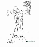 Coloring Pages Golf Sports Color Fathers Sheets Printable Print Kids Colouring Books Raisingourkids Printables Choose Board Father sketch template